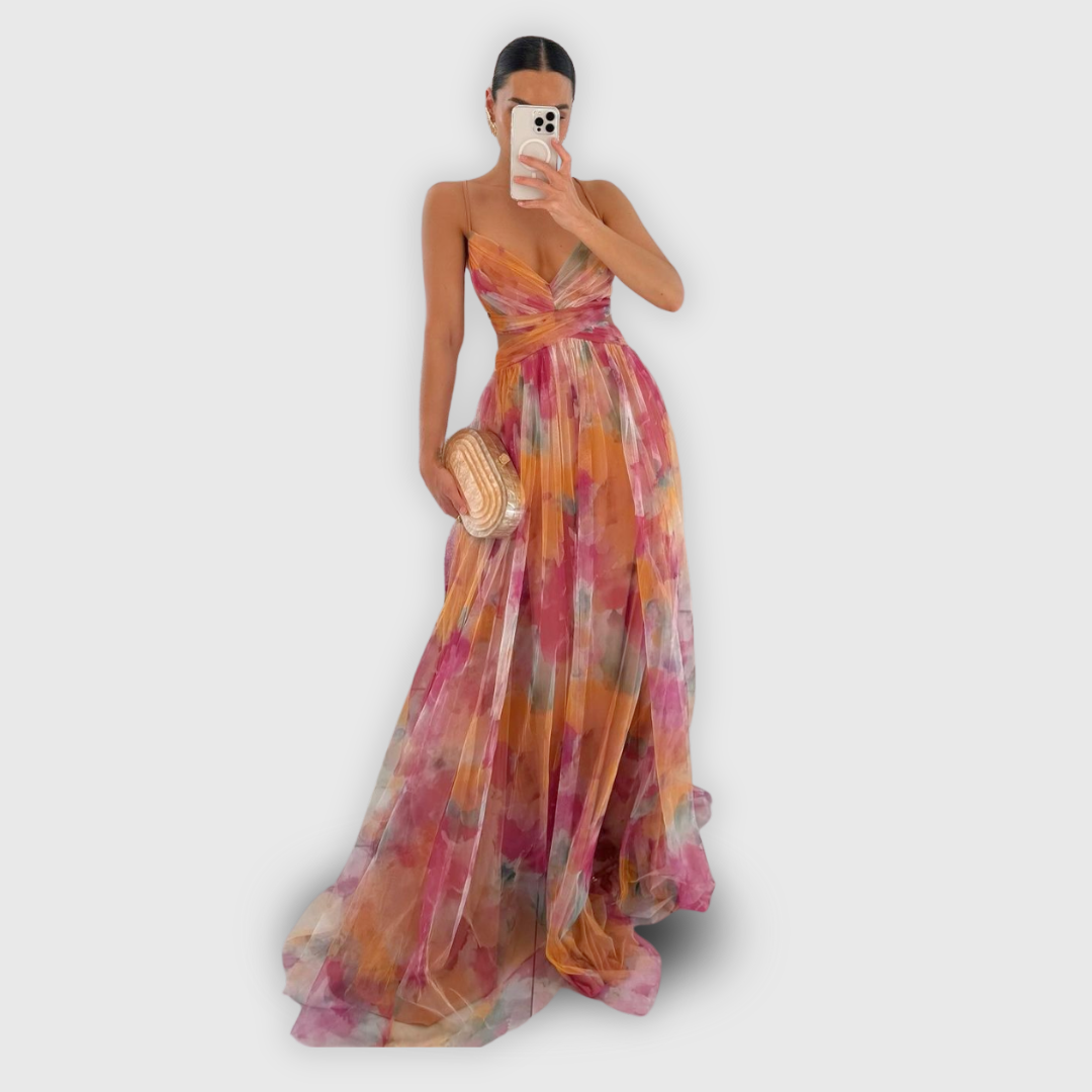 The Elara Sunset Dress