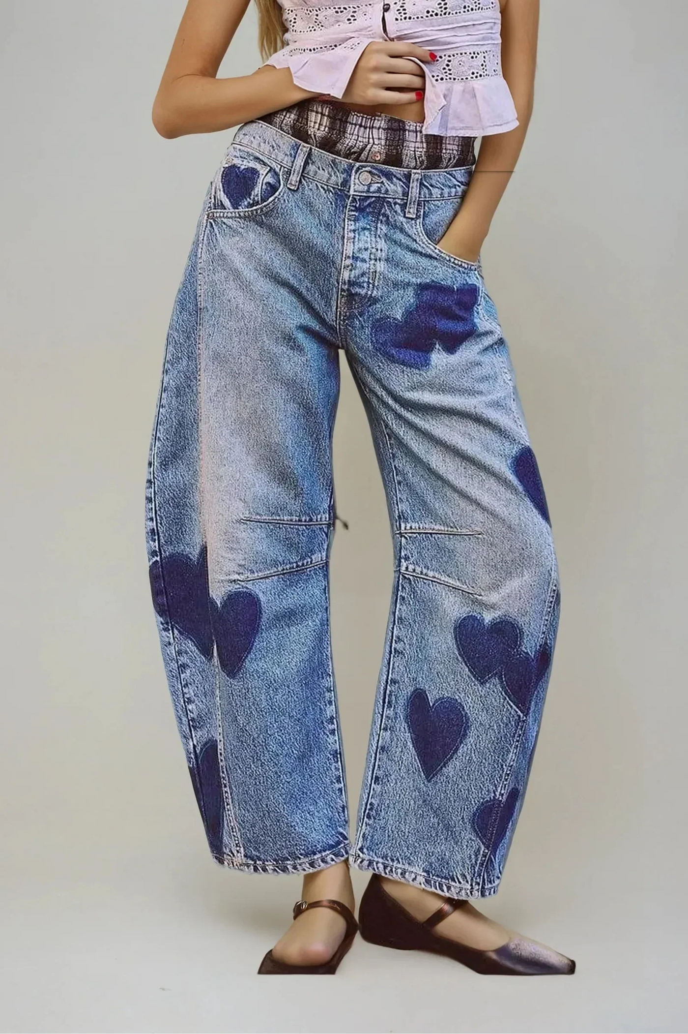 Avery Casual Mid-Rise Jeans