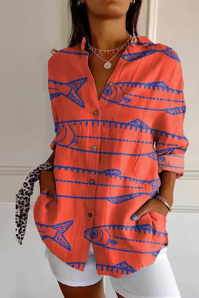 The Sara Printed Blouse