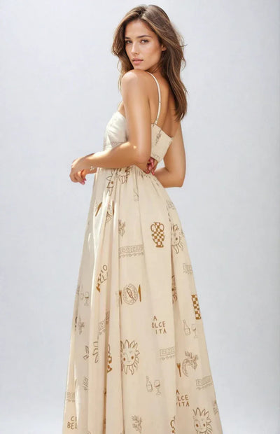 The Boho Charm Maxi Dress