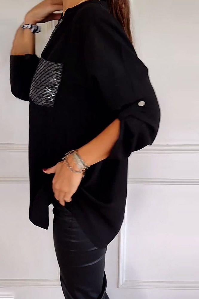 The Stella Sequin Blouse